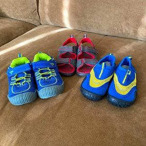Toddler boys size 7 summer shoes